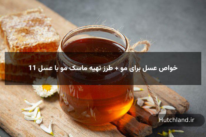 11 خواص عسل برای مو