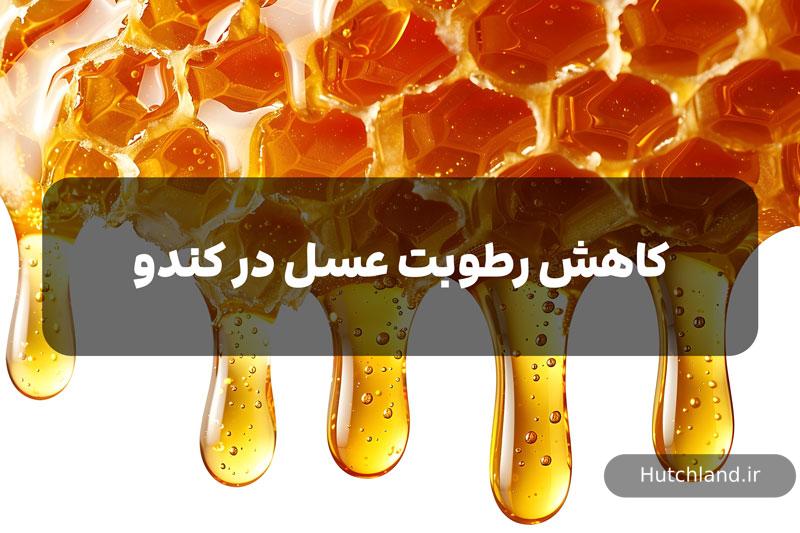 کاهش رطوبت عسل در کندو