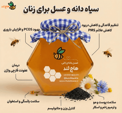 خواص سیاه دانه و عسل برای زنان