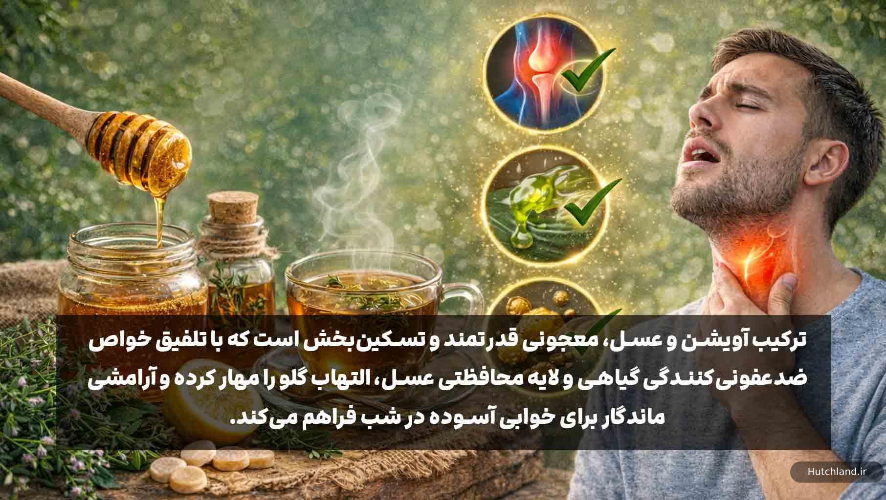 چرا شربت عسل و آویشن برای گلو مفید است؟